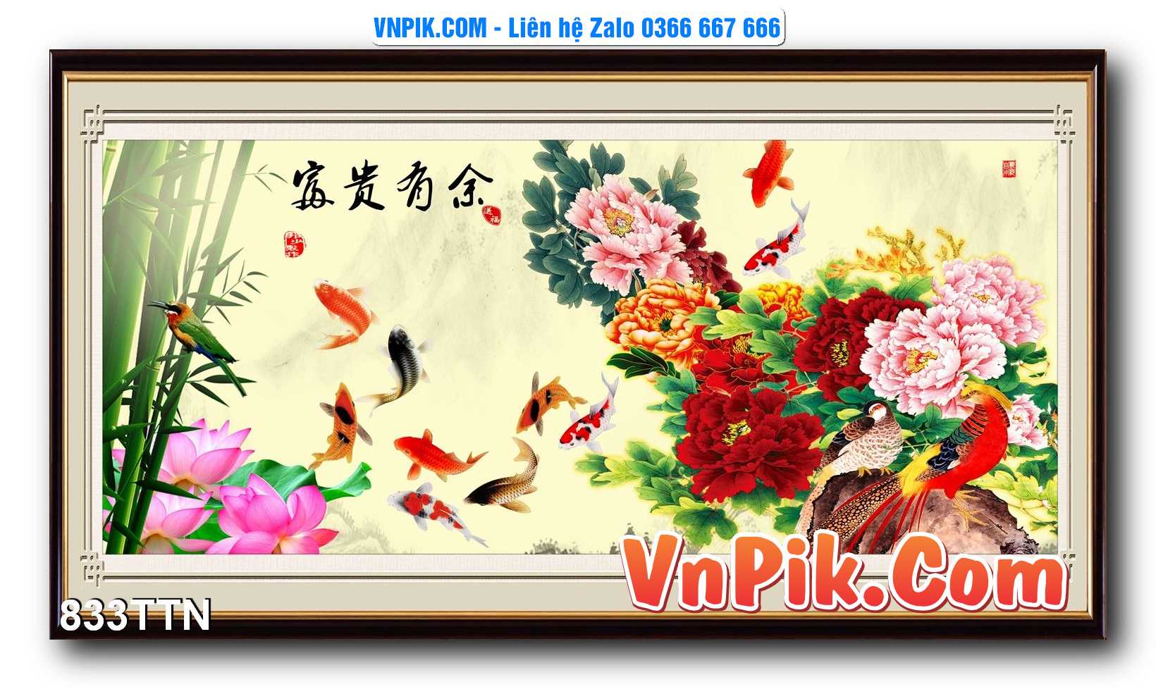 Tranh thác nước – Tranh phong thủy – Tranh treo tường mã 833TTN