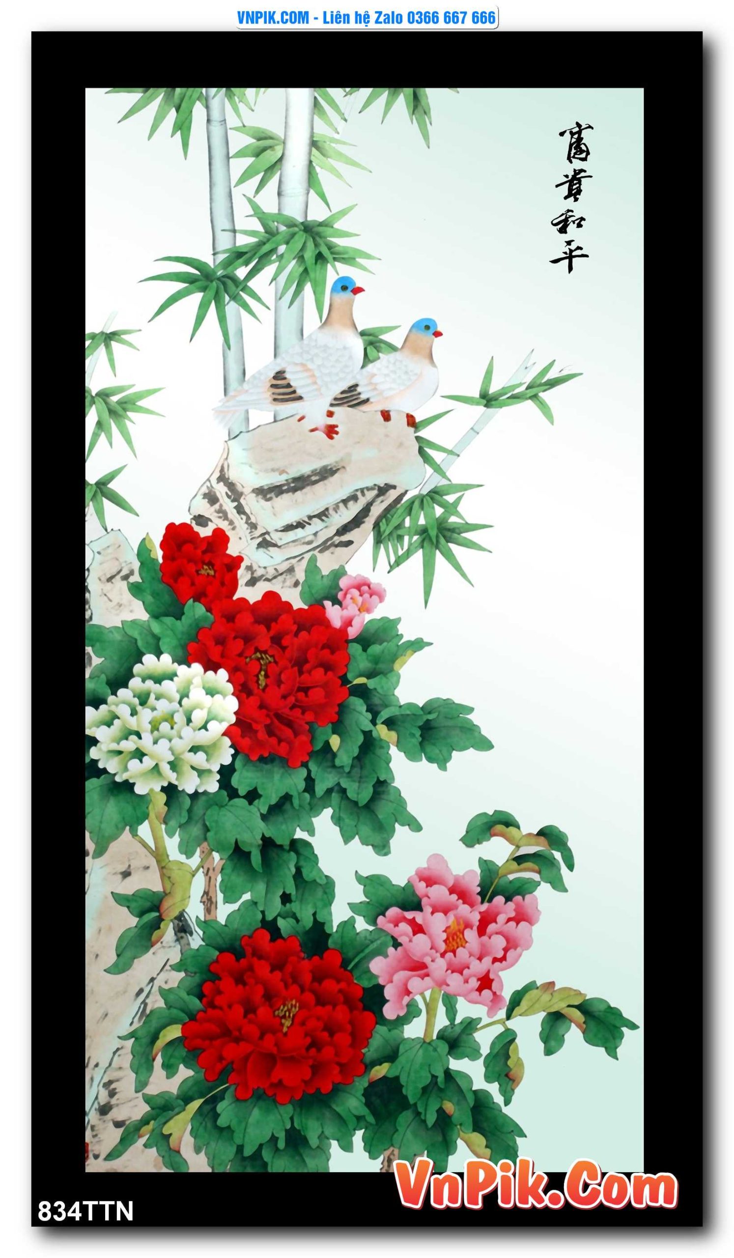 Tranh thác nước – Tranh phong thủy – Tranh treo tường mã 834TTN