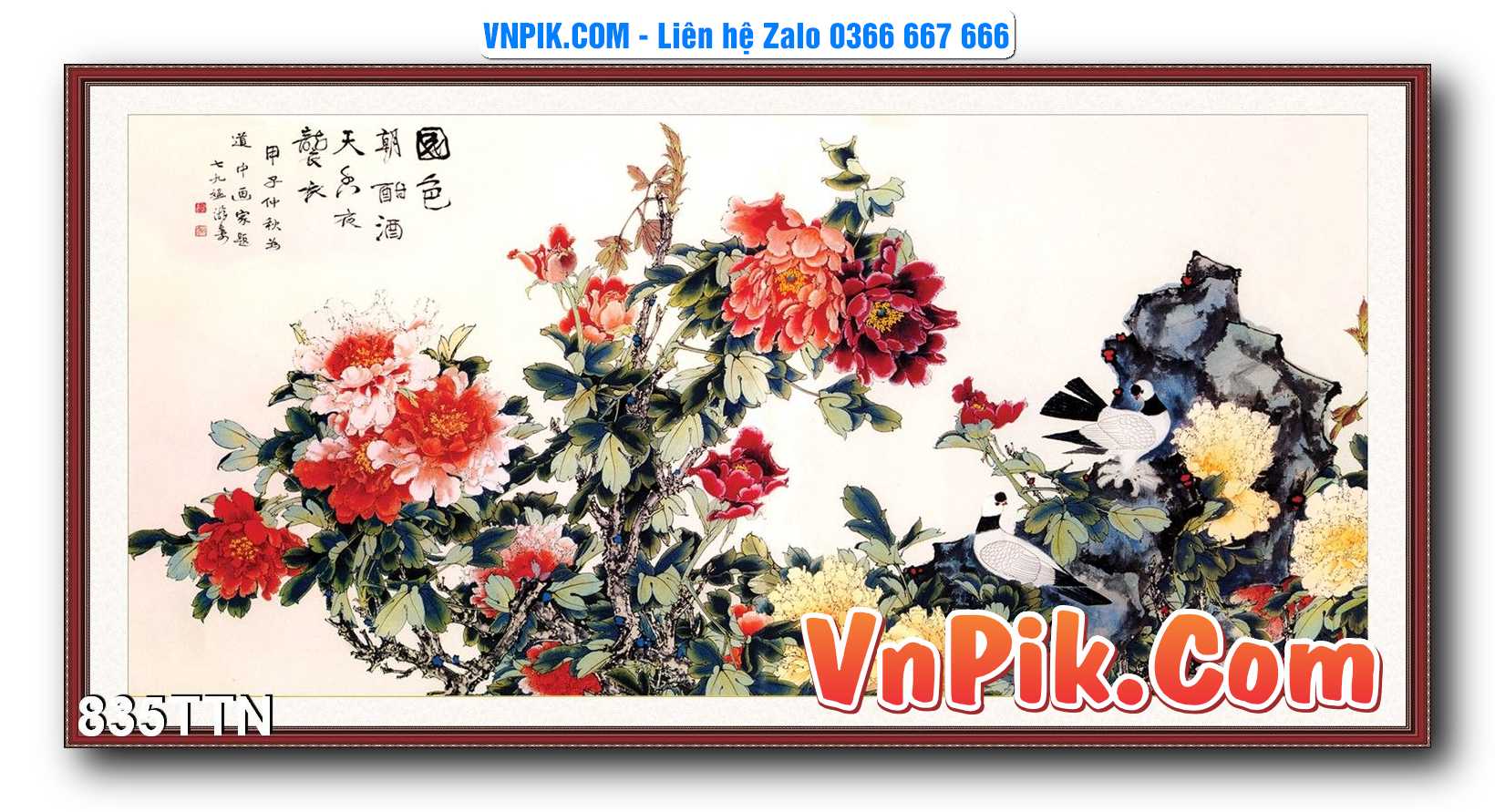 Tranh thác nước – Tranh phong thủy – Tranh treo tường mã 835TTN