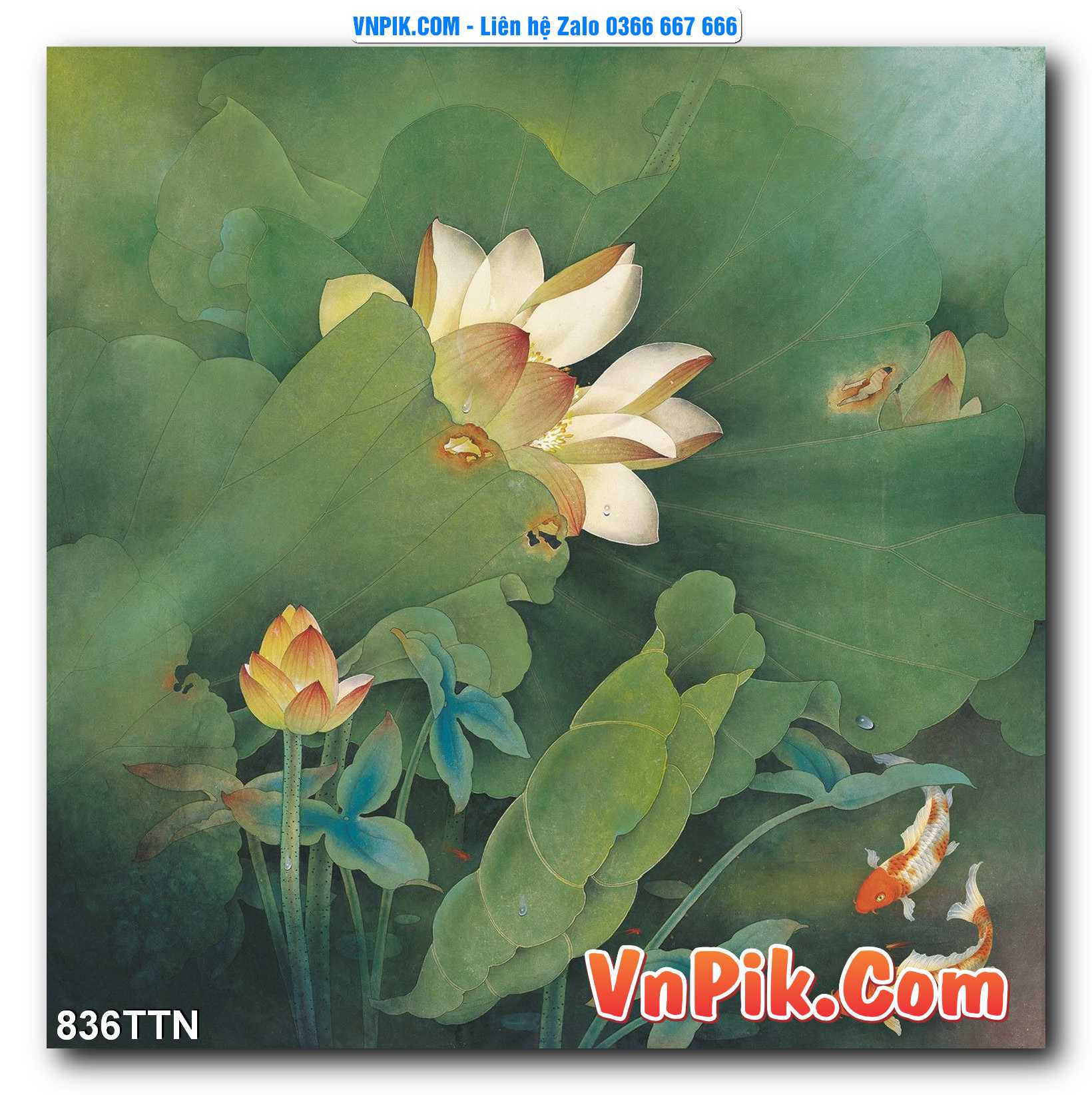 Tranh thác nước – Tranh phong thủy – Tranh treo tường mã 836TTN