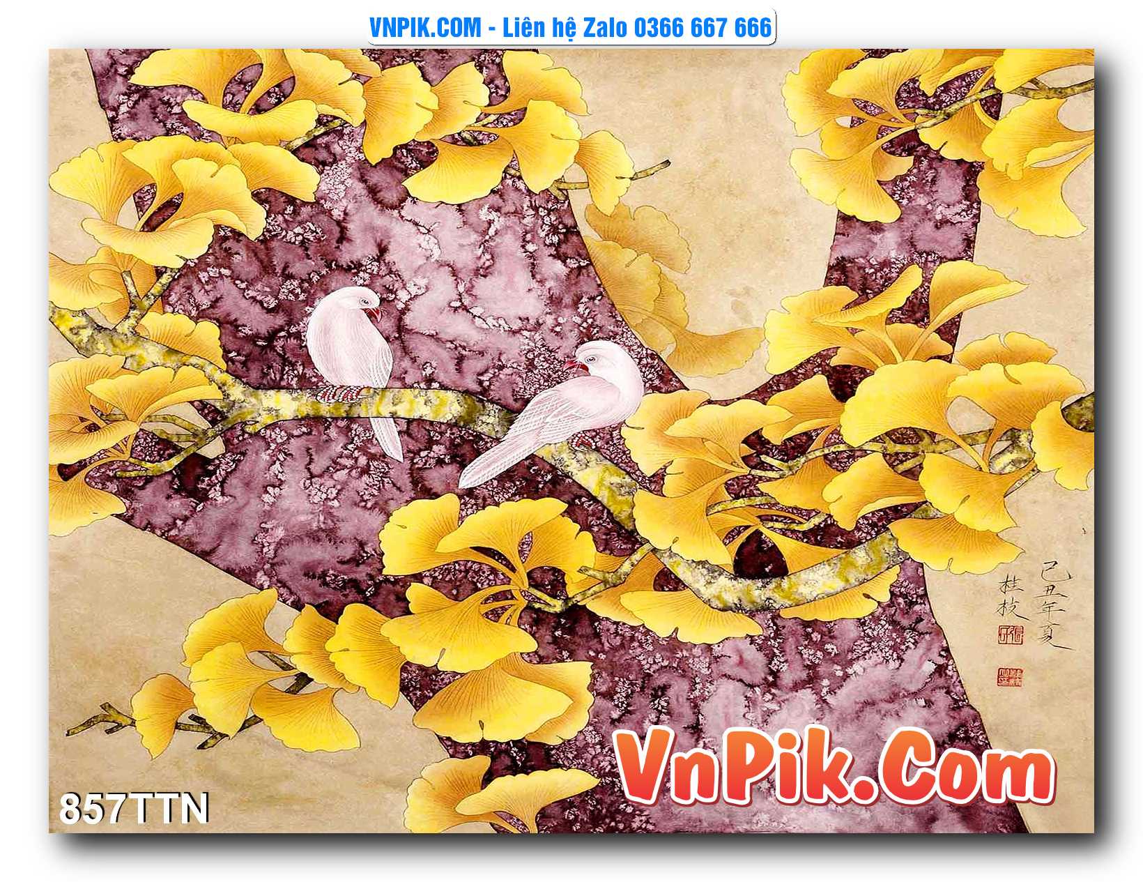 Tranh thác nước – Tranh phong thủy – Tranh treo tường mã 857TTN