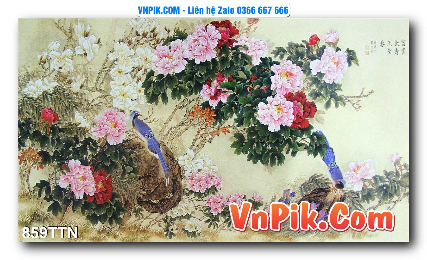 Tranh thác nước – Tranh phong thủy – Tranh treo tường mã 859TTN