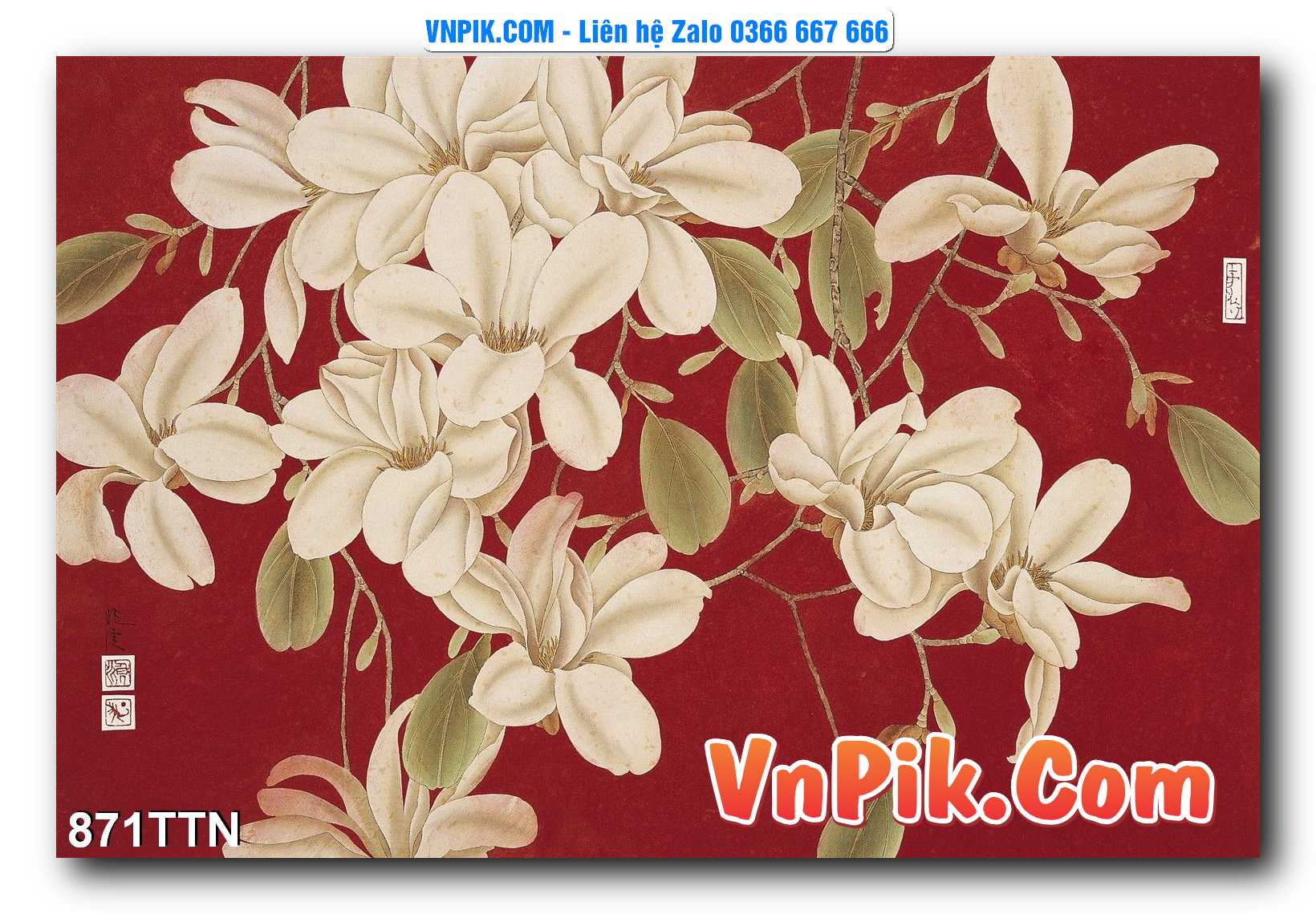 Tranh thác nước – Tranh phong thủy – Tranh treo tường mã 871TTN