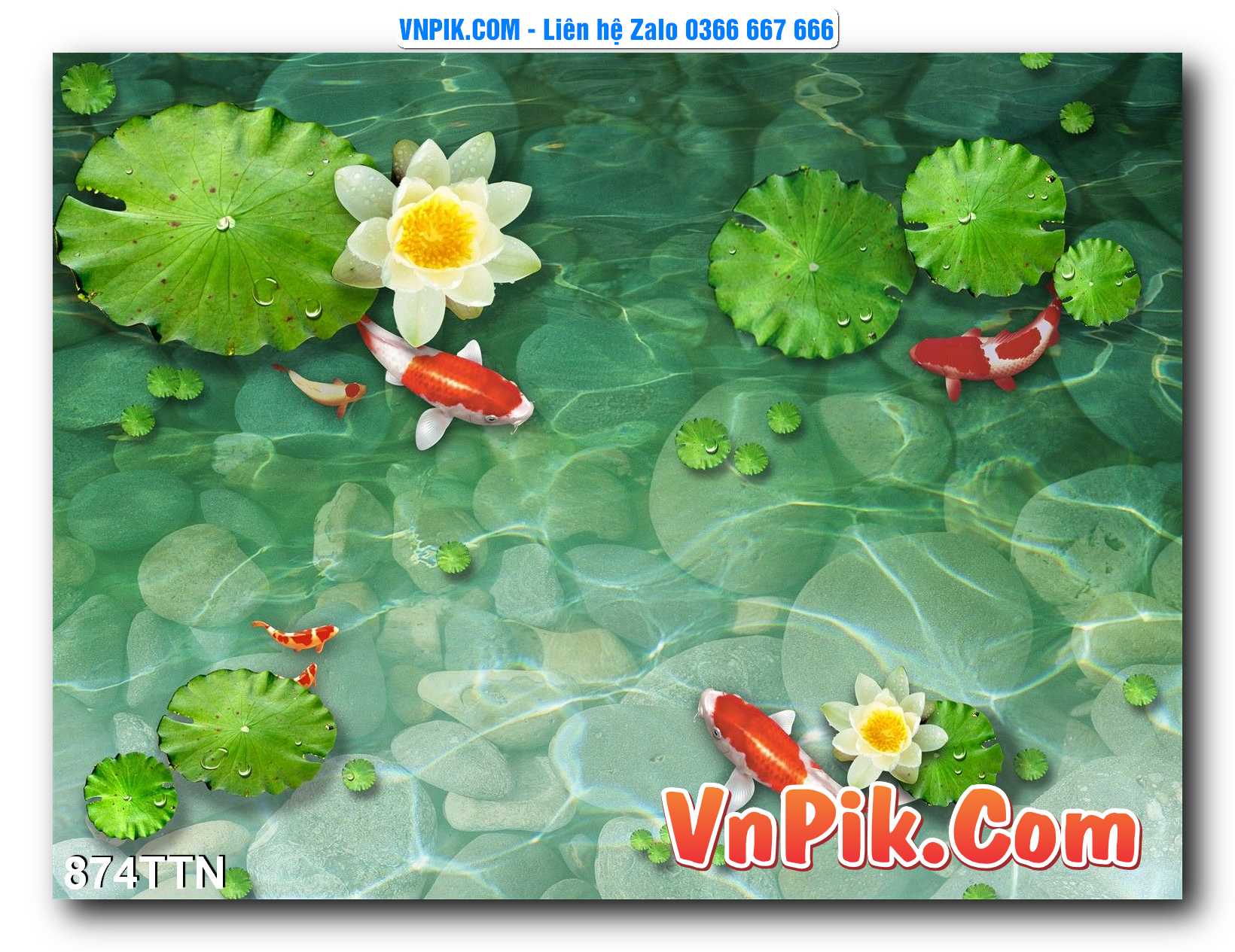 Tranh thác nước – Tranh phong thủy – Tranh treo tường mã 874TTN