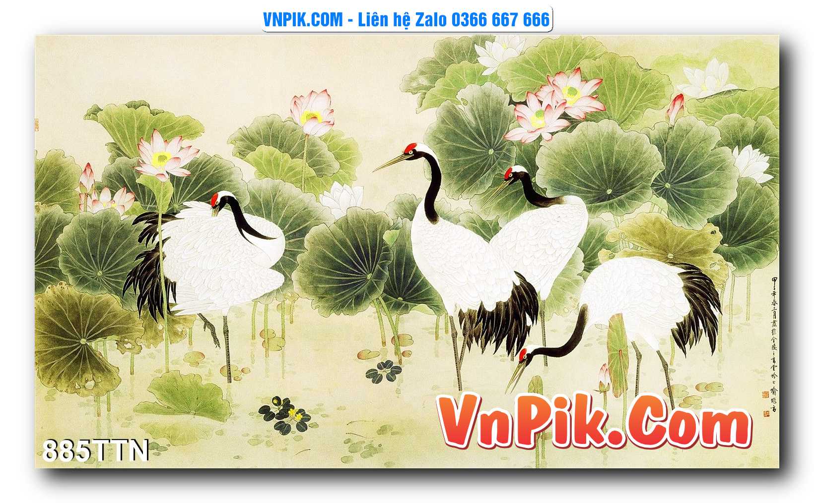 Tranh thác nước – Tranh phong thủy – Tranh treo tường mã 885TTN