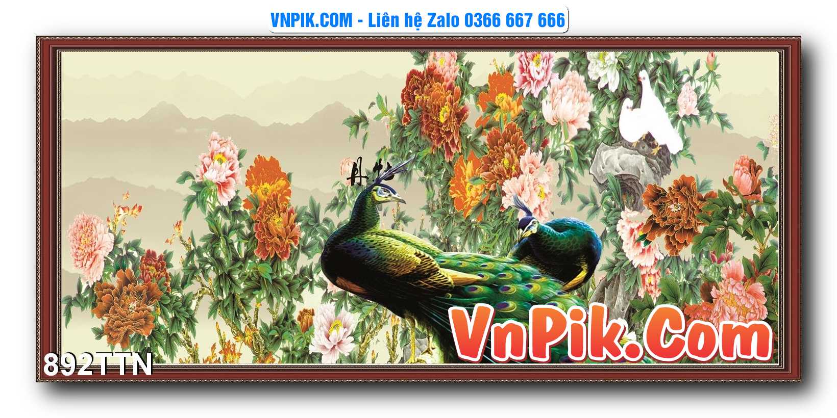 Tranh thác nước – Tranh phong thủy – Tranh treo tường mã 892TTN