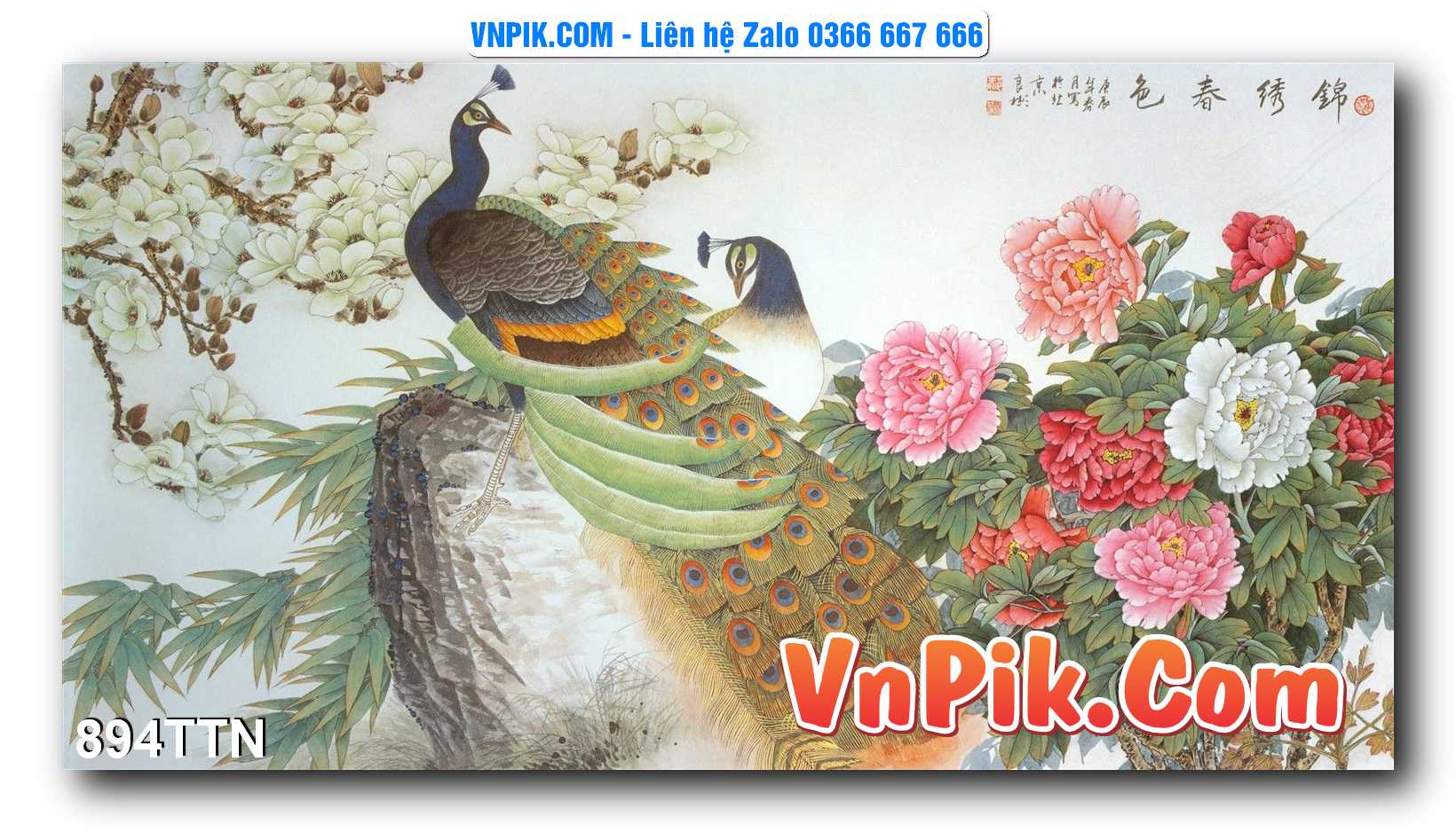 Tranh thác nước – Tranh phong thủy – Tranh treo tường mã 894TTN