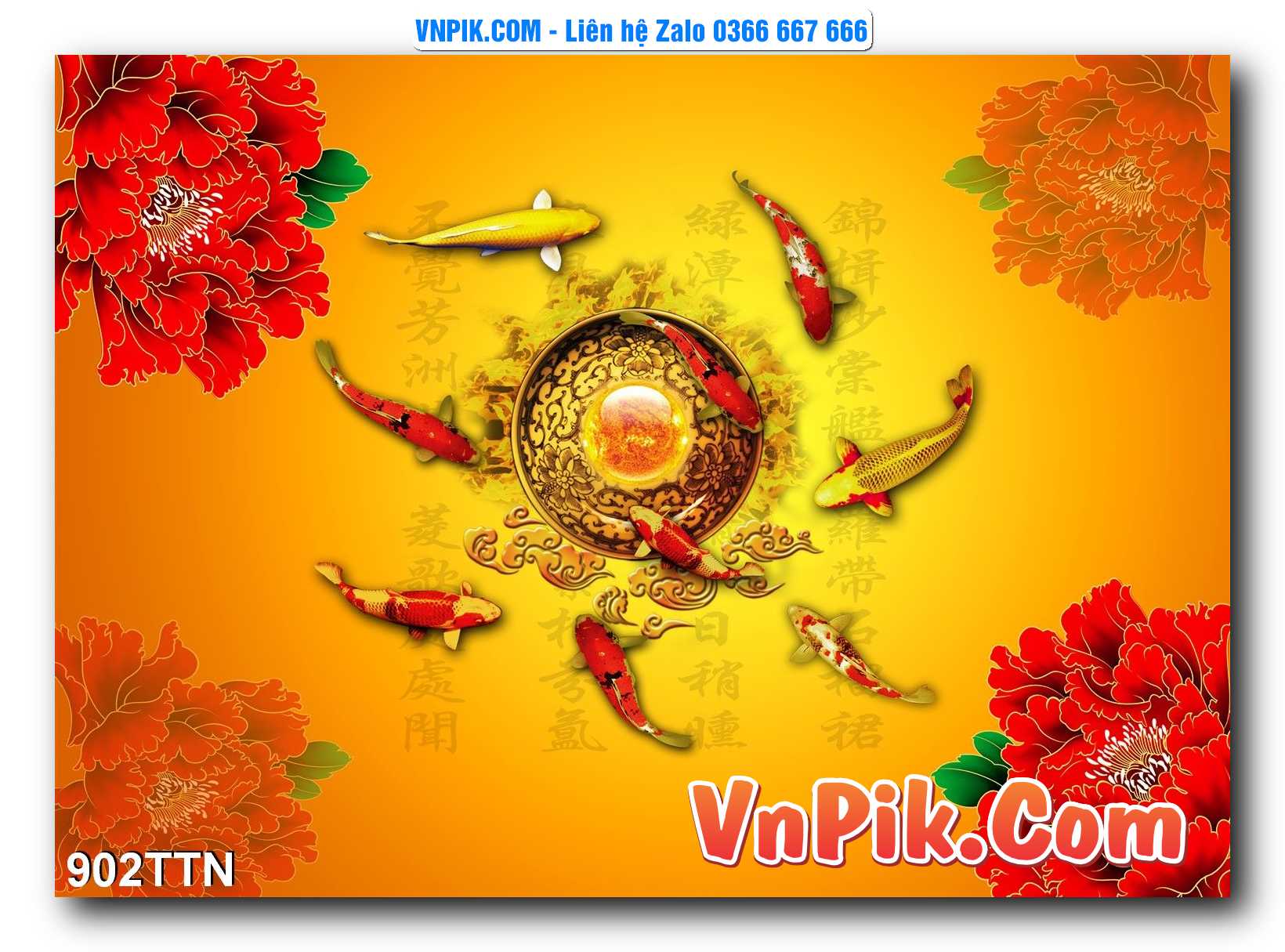 Tranh thác nước – Tranh phong thủy – Tranh treo tường mã 902TTN