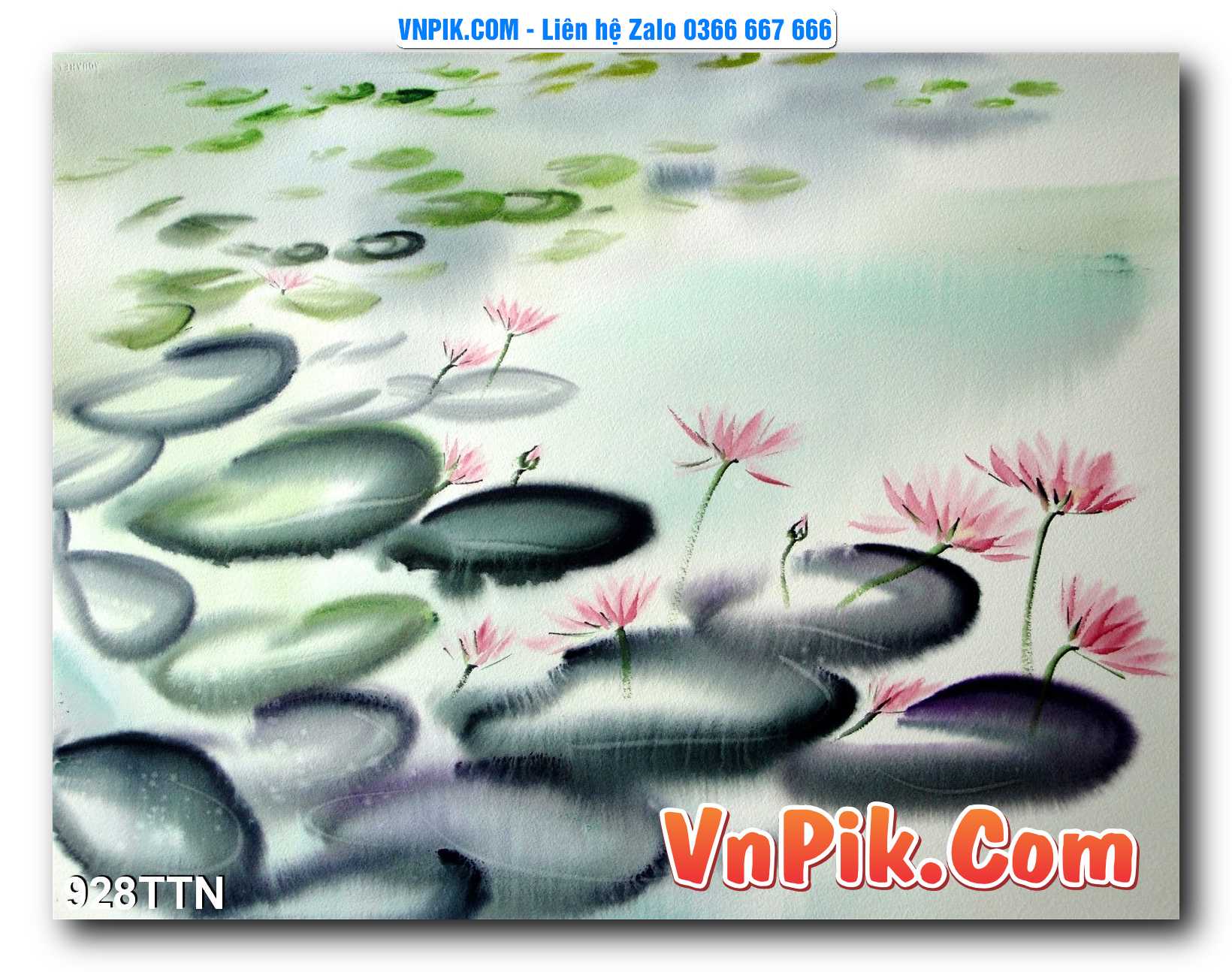 Tranh thác nước – Tranh phong thủy – Tranh treo tường mã 928TTN