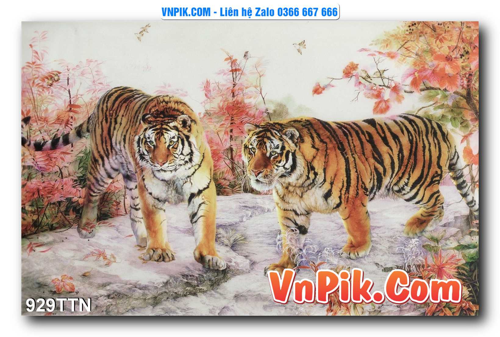 Tranh thác nước – Tranh phong thủy – Tranh treo tường mã 929TTN