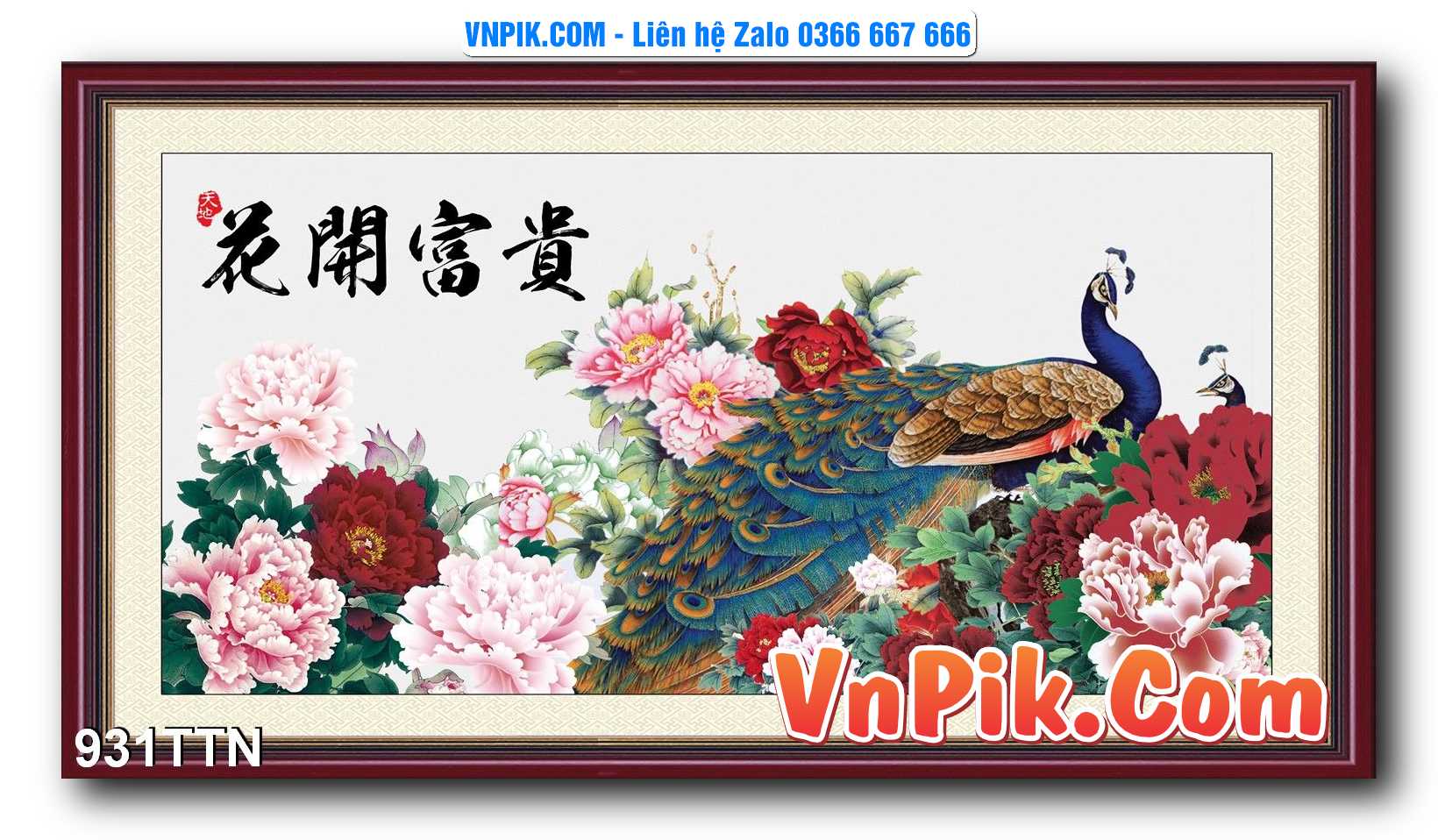 Tranh thác nước – Tranh phong thủy – Tranh treo tường mã 931TTN