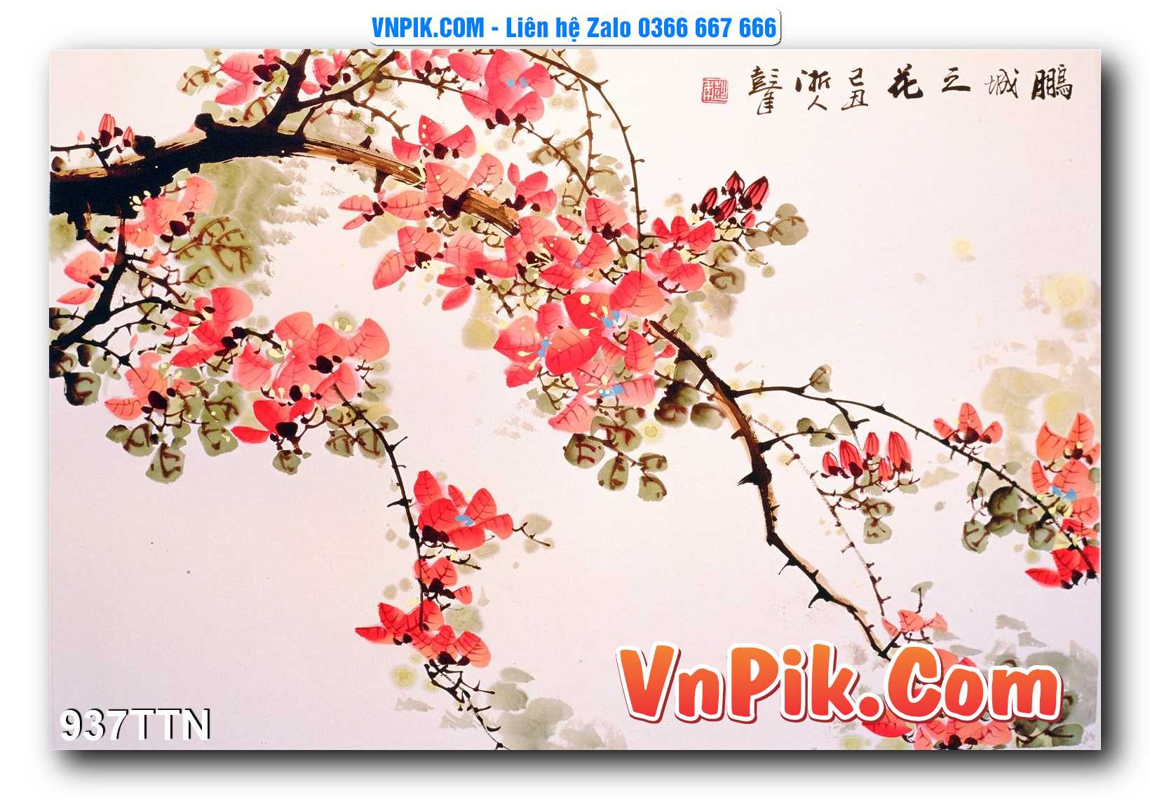 Tranh thác nước – Tranh phong thủy – Tranh treo tường mã 937TTN