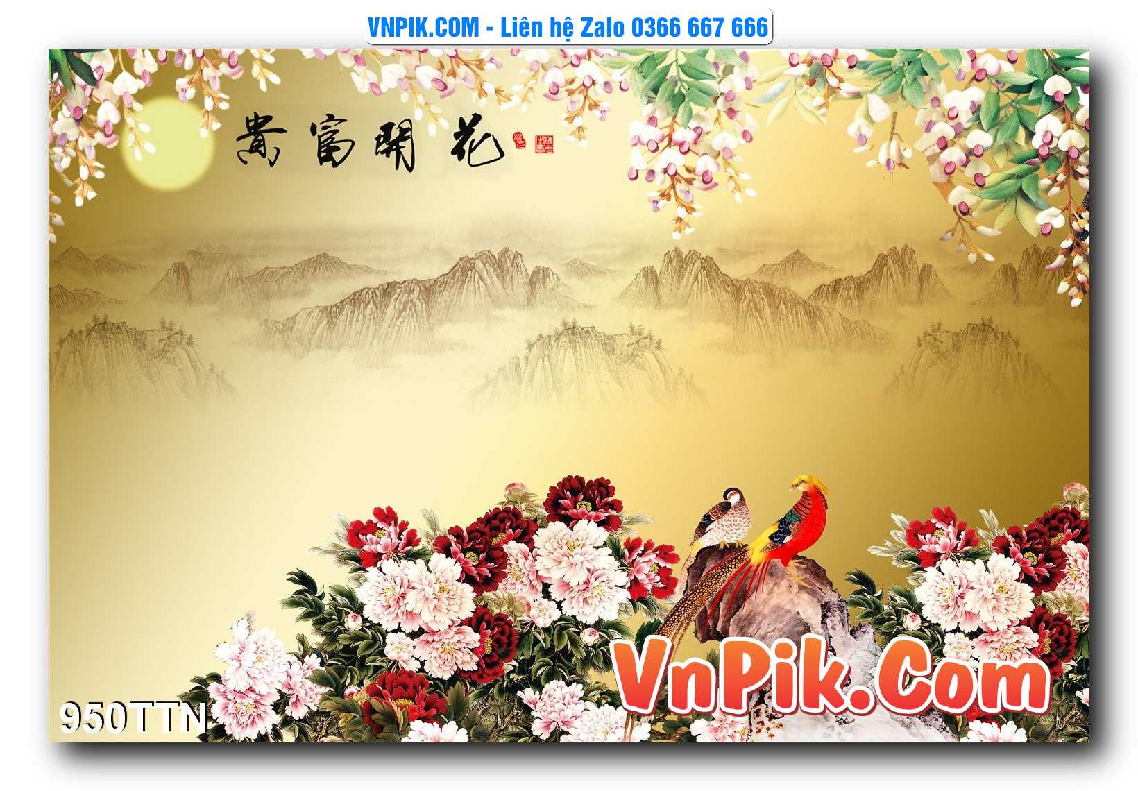 Tranh thác nước – Tranh phong thủy – Tranh treo tường mã 950TTN