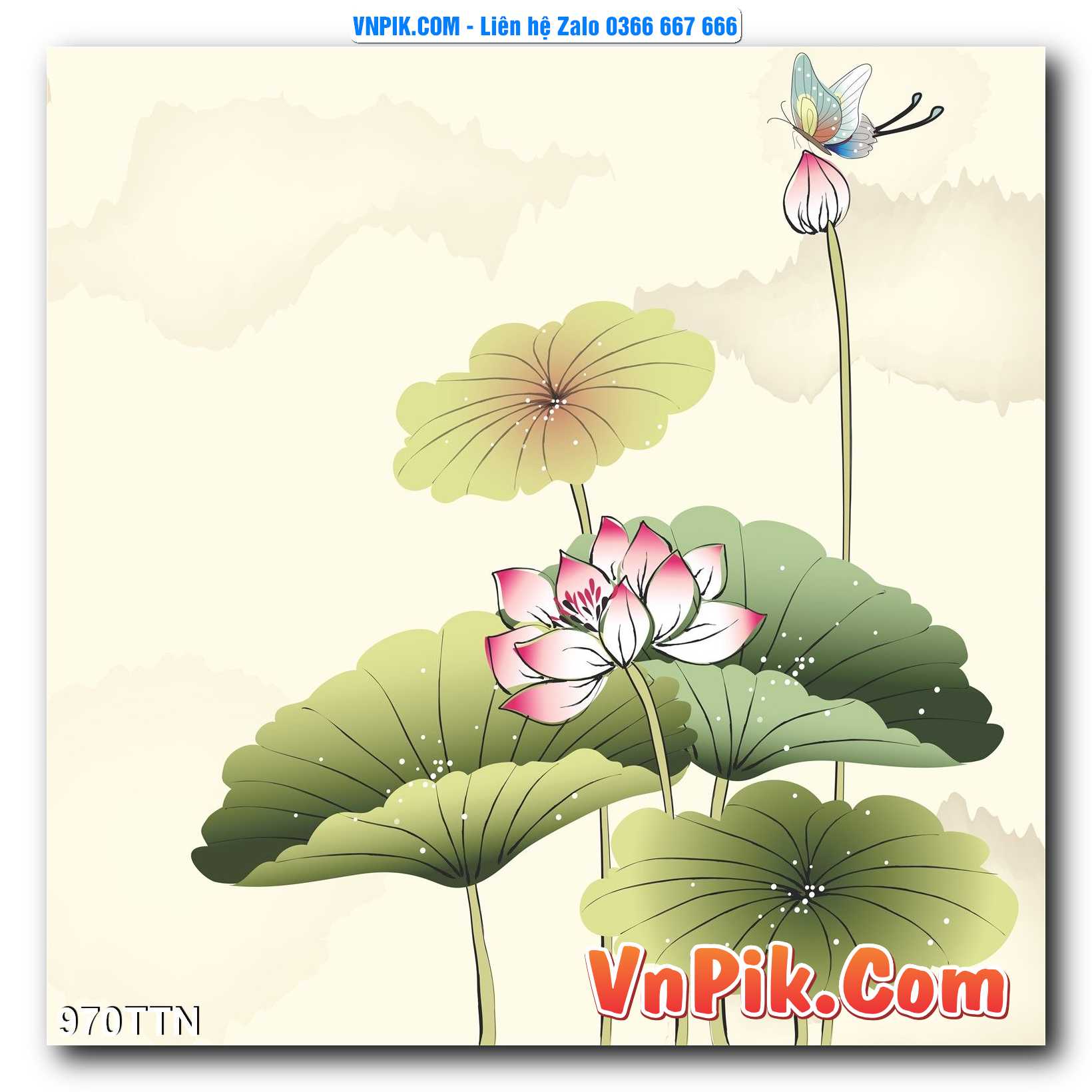 Tranh thác nước – Tranh phong thủy – Tranh treo tường mã 970TTN