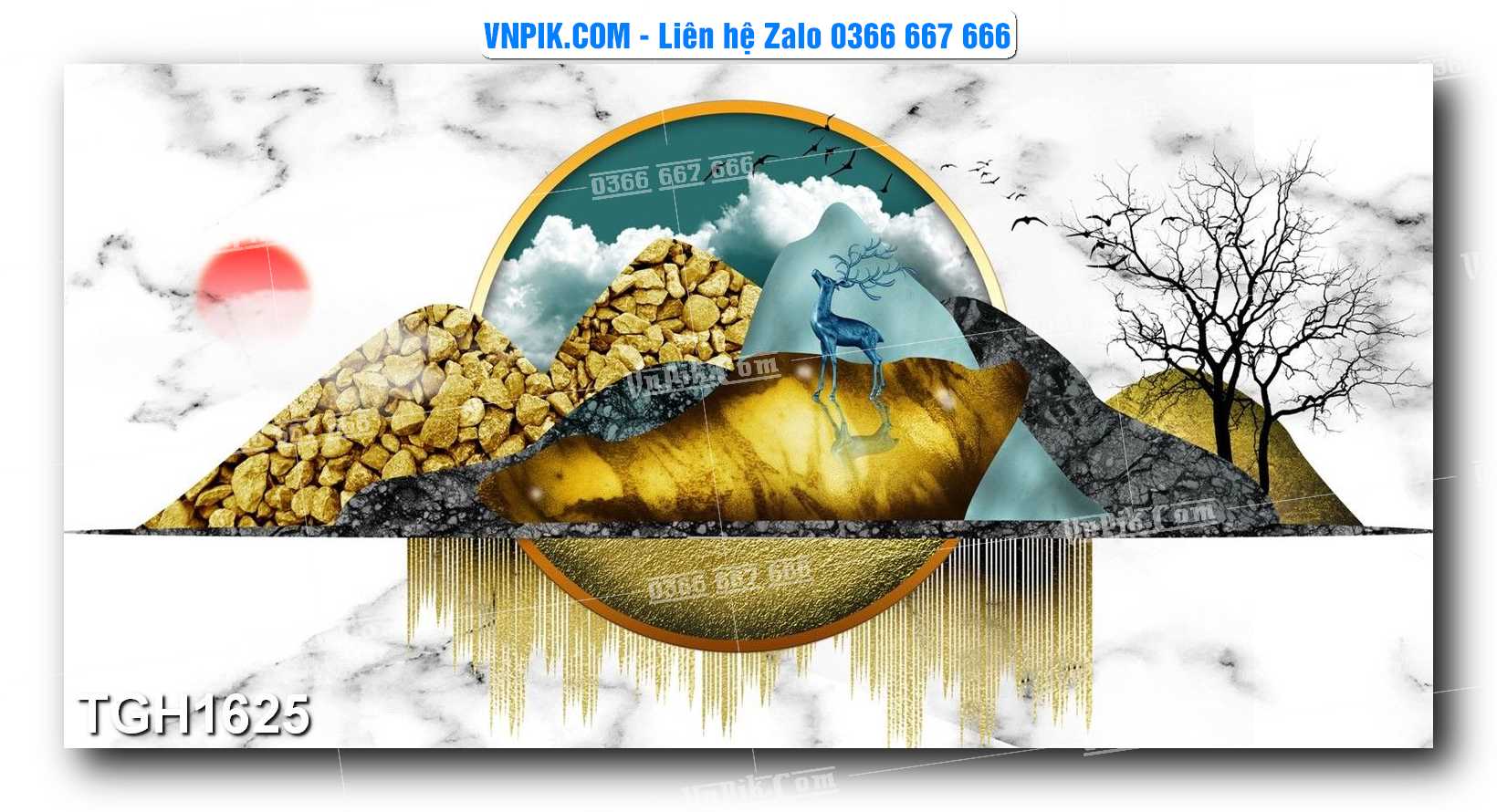 Tranh Ghép Treo Tường Mã File TGH1625