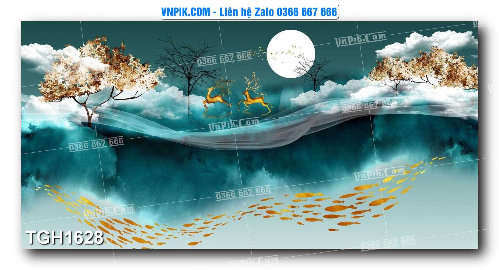 Tranh Ghép Treo Tường Mã File TGH1628