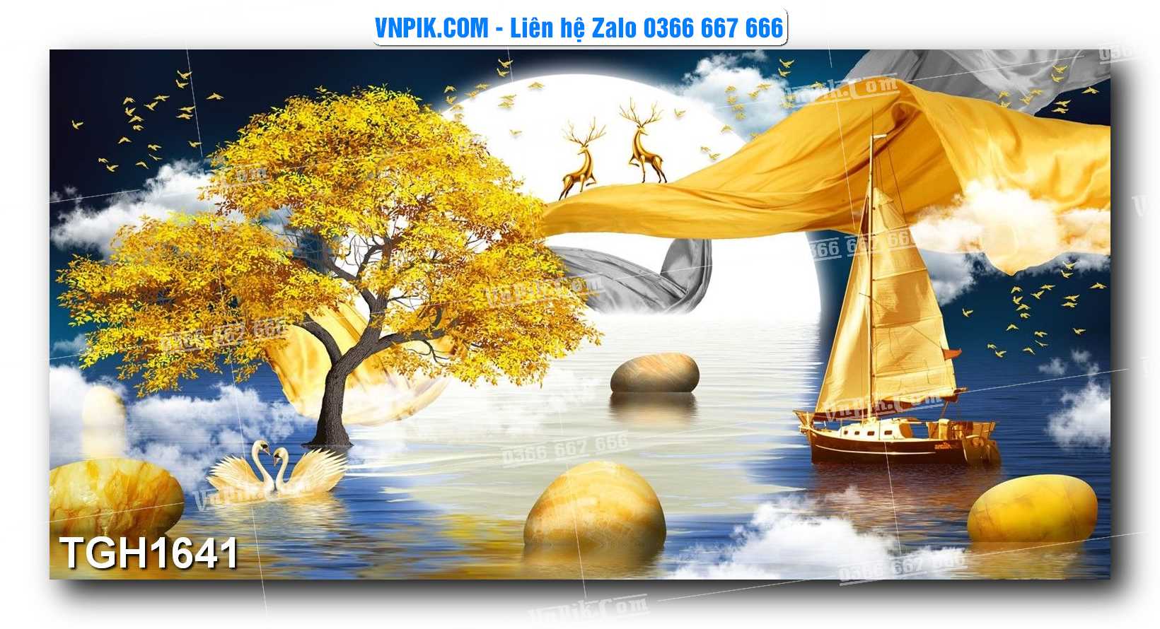 Tranh Ghép Treo Tường Mã File TGH1641