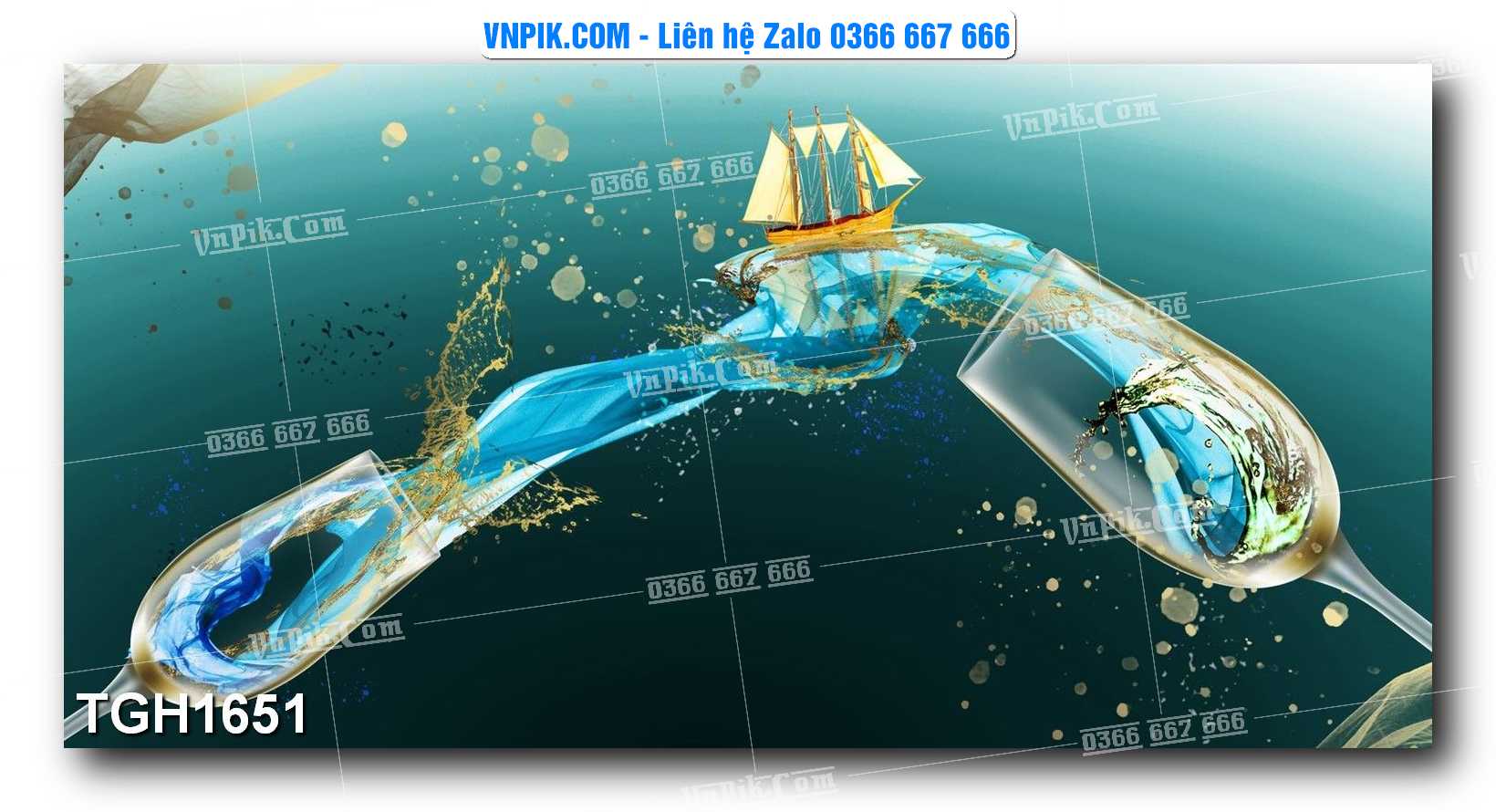 Tranh Ghép Treo Tường Mã File TGH1651