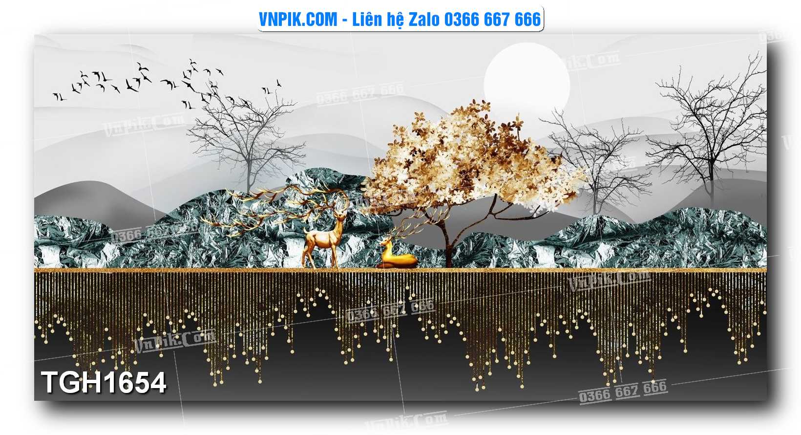 Tranh Ghép Treo Tường Mã File TGH1654
