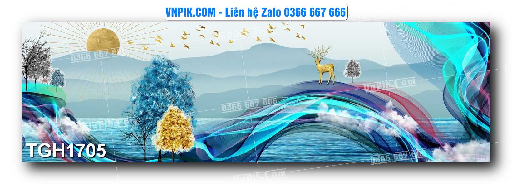 Tranh Ghép Treo Tường Mã File TGH1705
