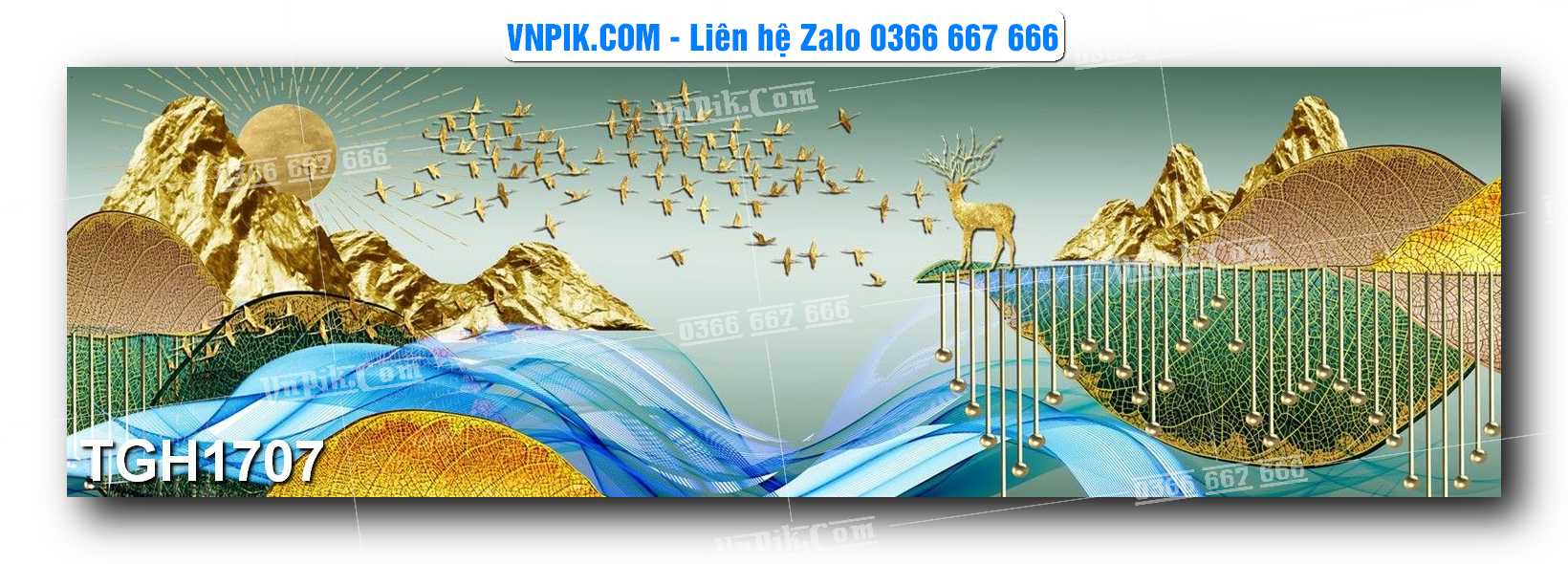 Tranh Ghép Treo Tường Mã File TGH1707