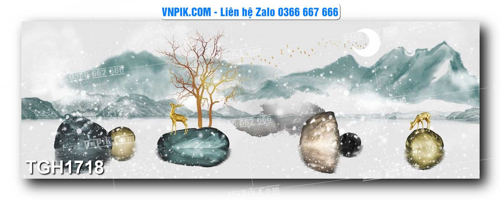 Tranh Ghép Treo Tường Mã File TGH1718