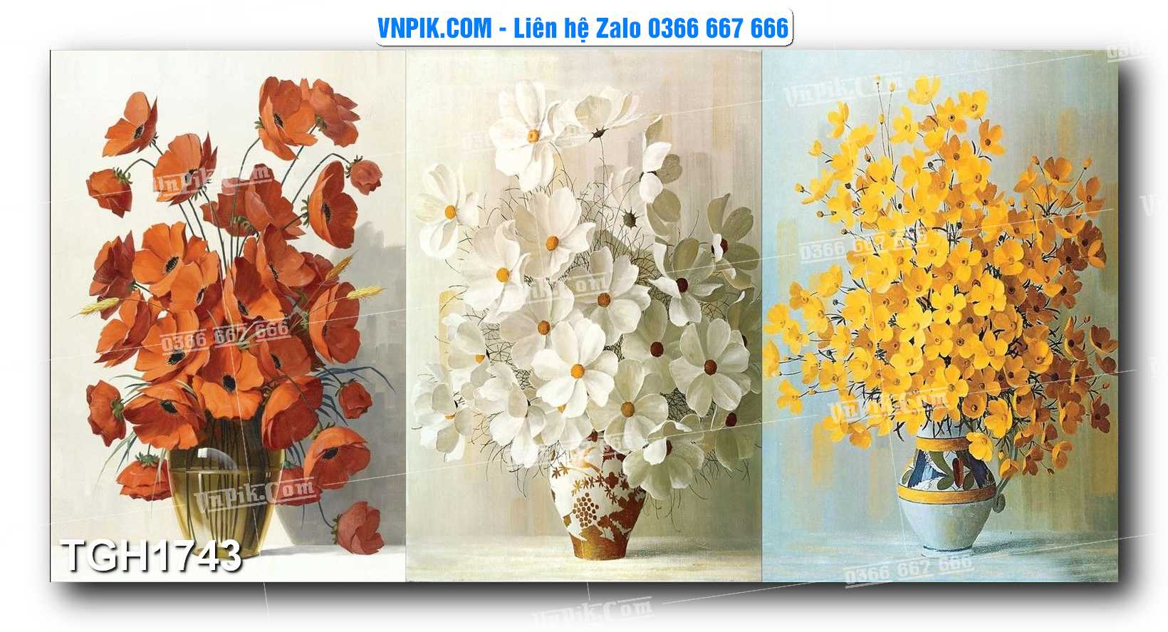 Tranh Ghép Treo Tường Mã File TGH1743