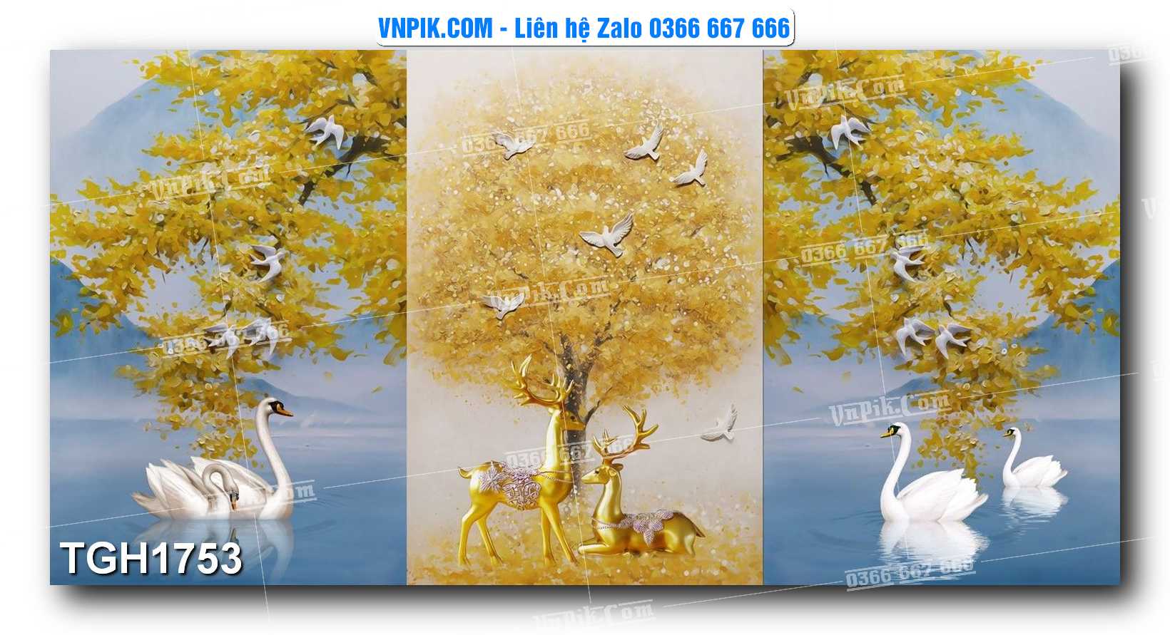 Tranh Ghép Treo Tường Mã File TGH1753