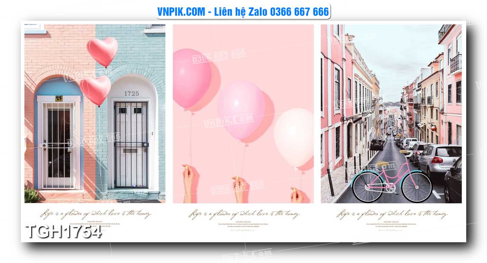 Tranh Ghép Treo Tường Mã File TGH1754