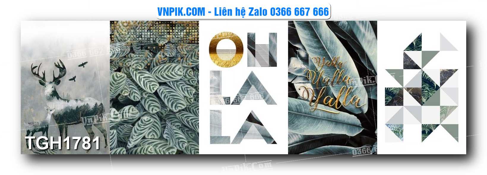 Tranh Ghép Treo Tường Mã File TGH1781