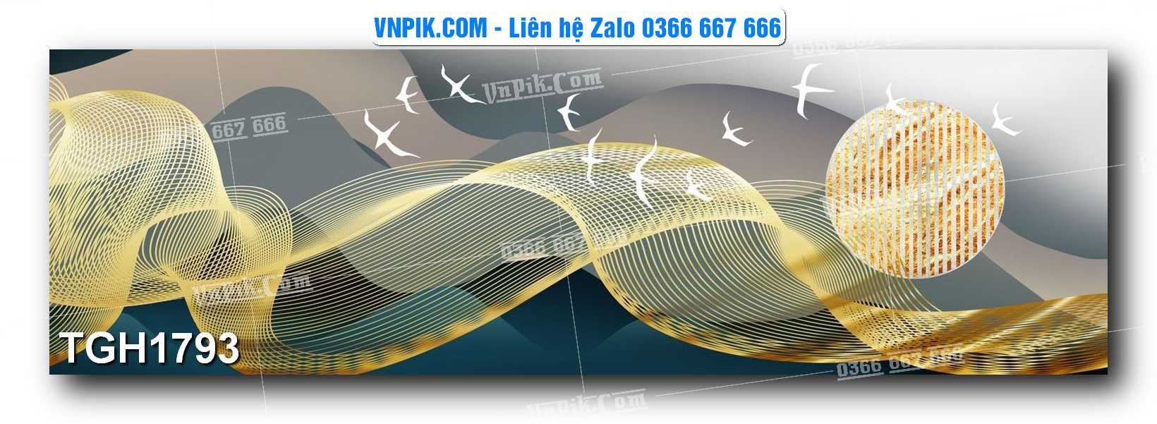 Tranh Ghép Treo Tường Mã File TGH1793