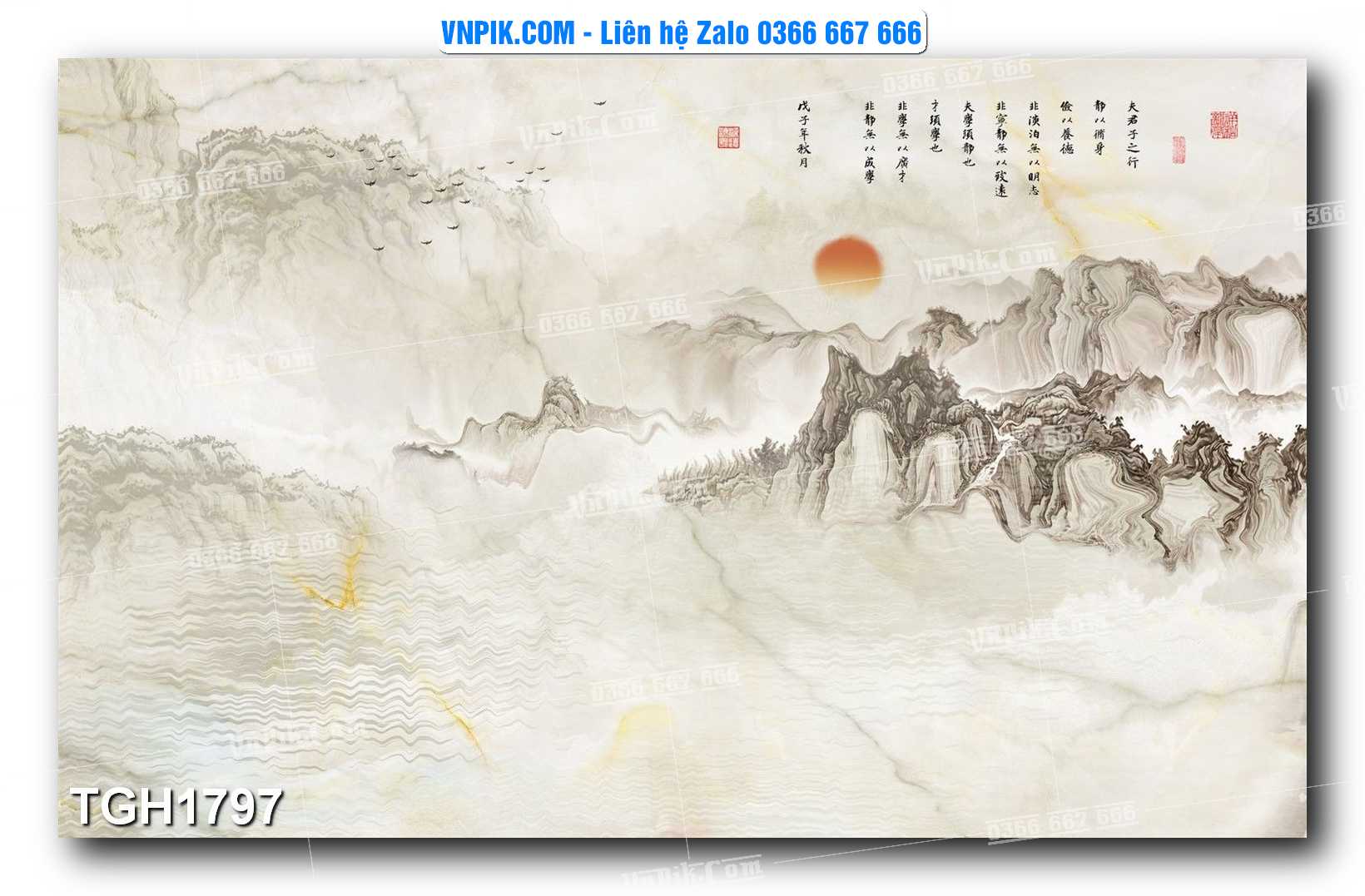 Tranh Ghép Treo Tường Mã File TGH1797