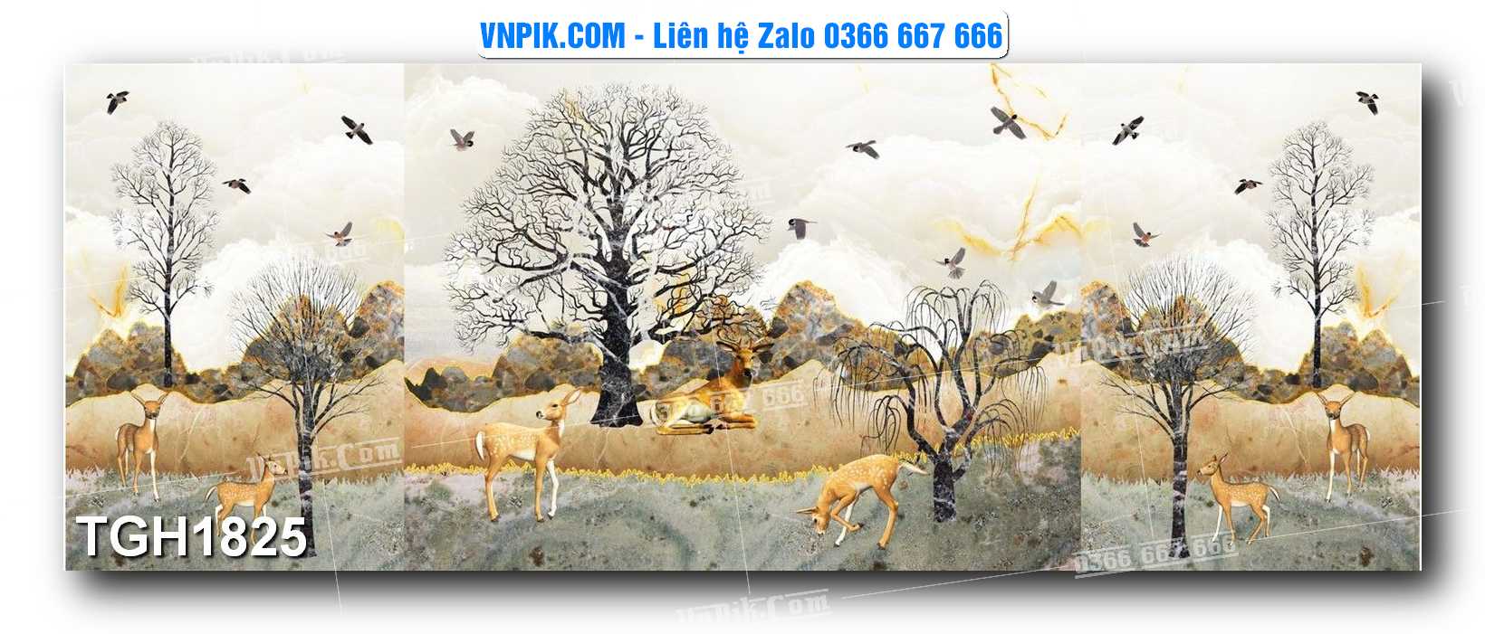 Tranh Ghép Treo Tường Mã File TGH1825