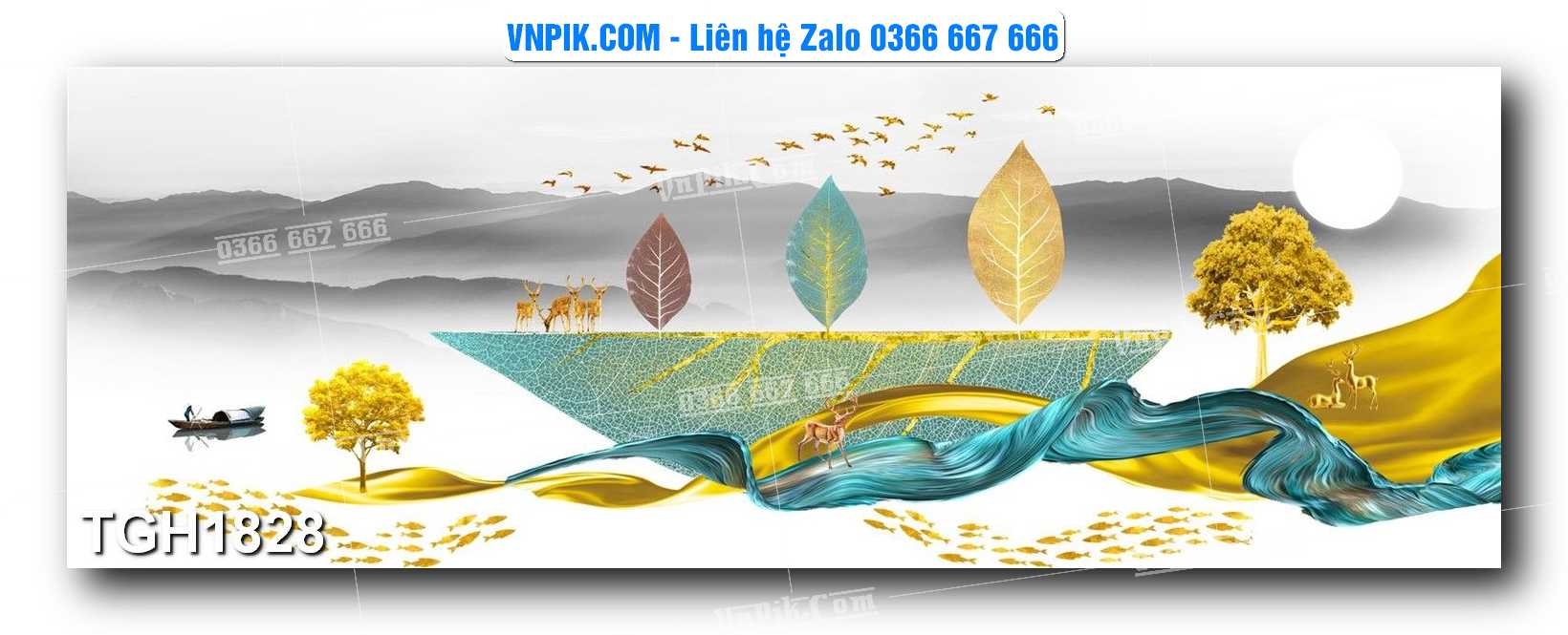 Tranh Ghép Treo Tường Mã File TGH1828