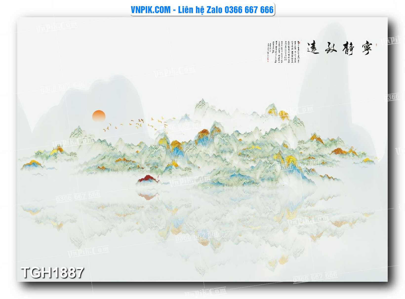 Tranh Ghép Treo Tường Mã File TGH1887