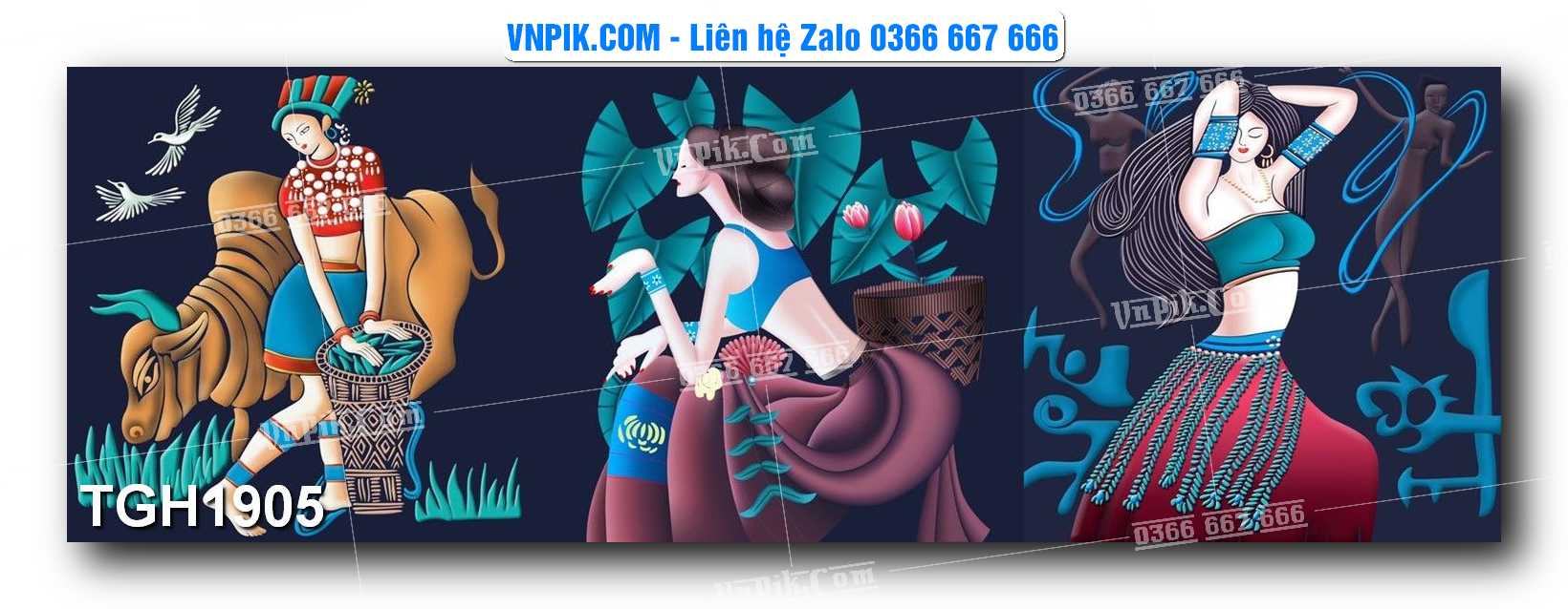 Tranh Ghép Treo Tường Mã File TGH1905