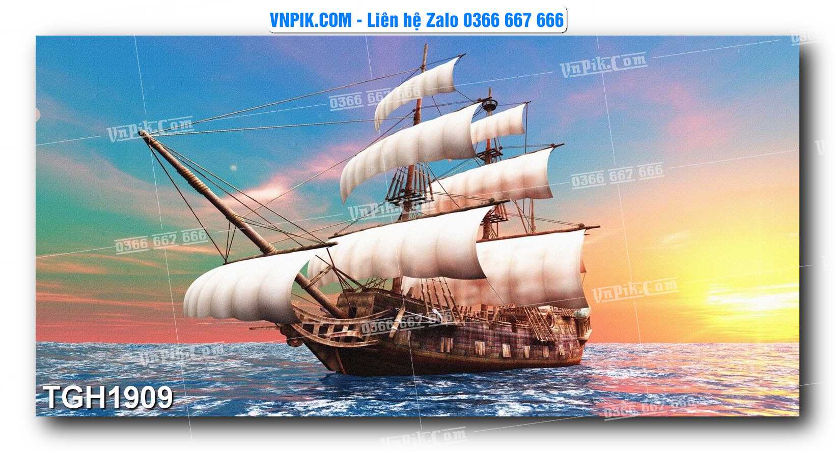 Tranh Ghép Treo Tường Mã File TGH1909
