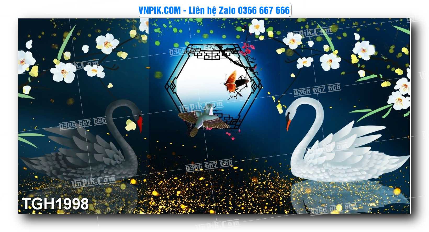 Tranh Ghép Treo Tường Mã File TGH1998