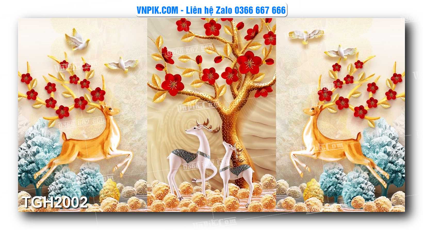 Tranh Ghép Treo Tường Mã File TGH2001