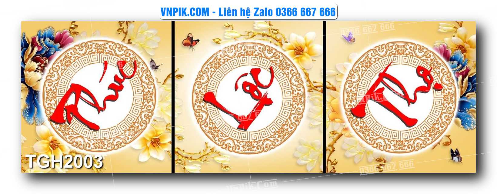 Tranh Ghép Treo Tường Mã File TGH2003
