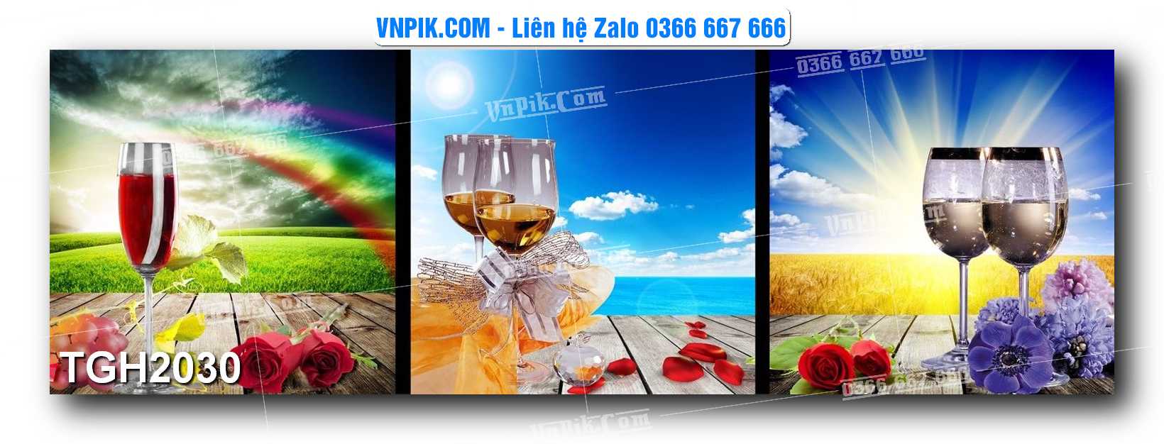 Tranh Ghép Treo Tường Mã File TGH2030
