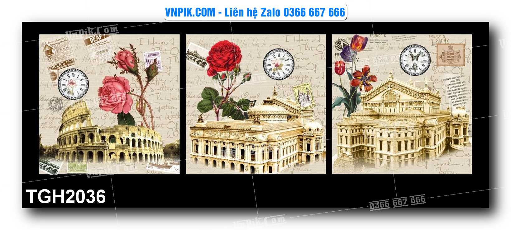 Tranh Ghép Treo Tường Mã File TGH2036