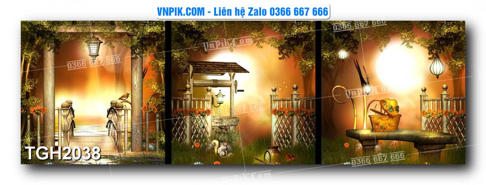 Tranh Ghép Treo Tường Mã File TGH2038