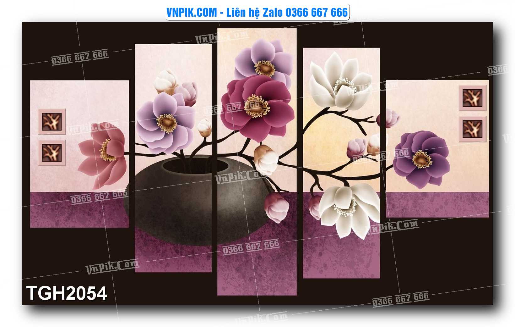 Tranh Ghép Treo Tường Mã File TGH2054