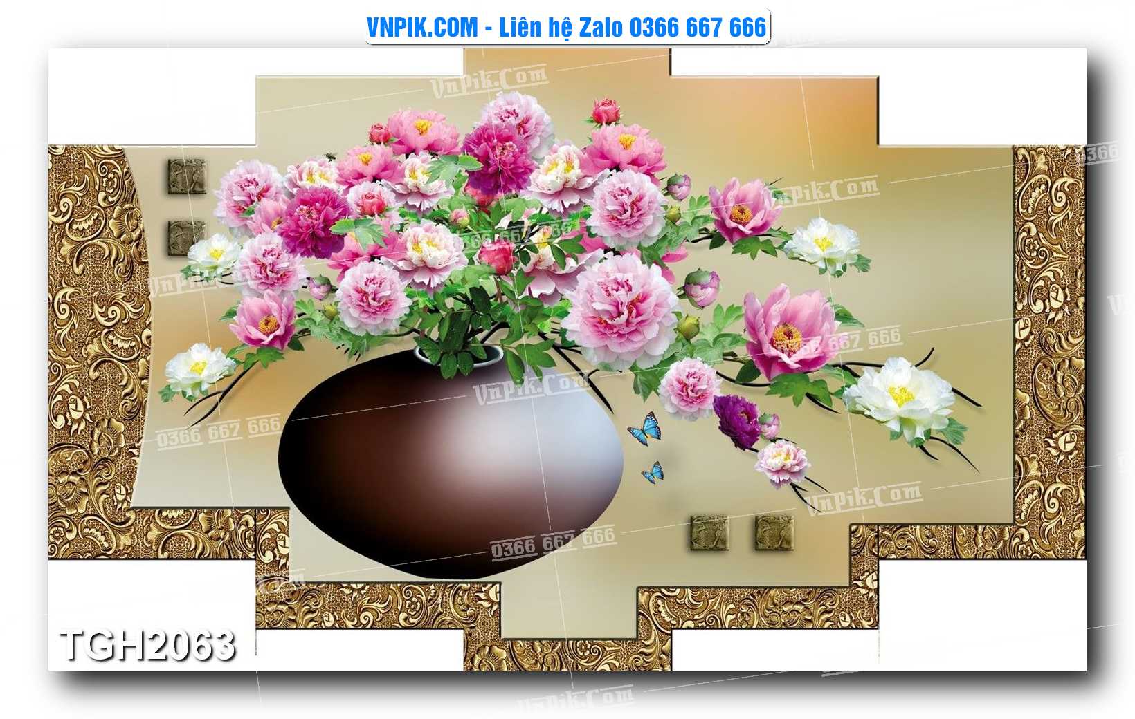 Tranh Ghép Treo Tường Mã File TGH2063