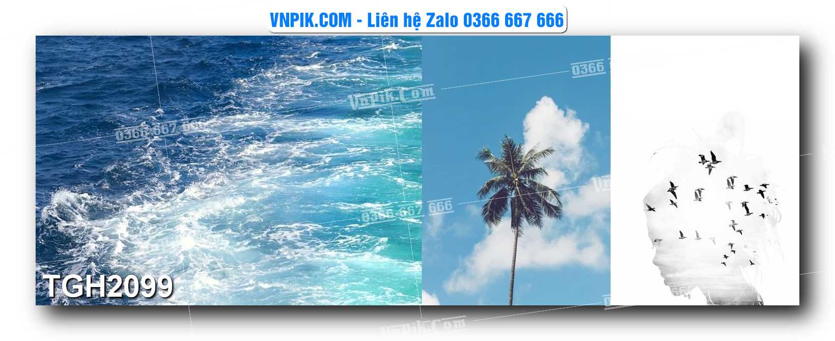 Tranh Ghép Treo Tường Mã File TGH2099