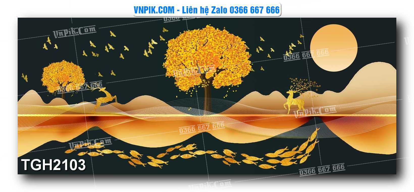 Tranh Ghép Treo Tường Mã File TGH2103