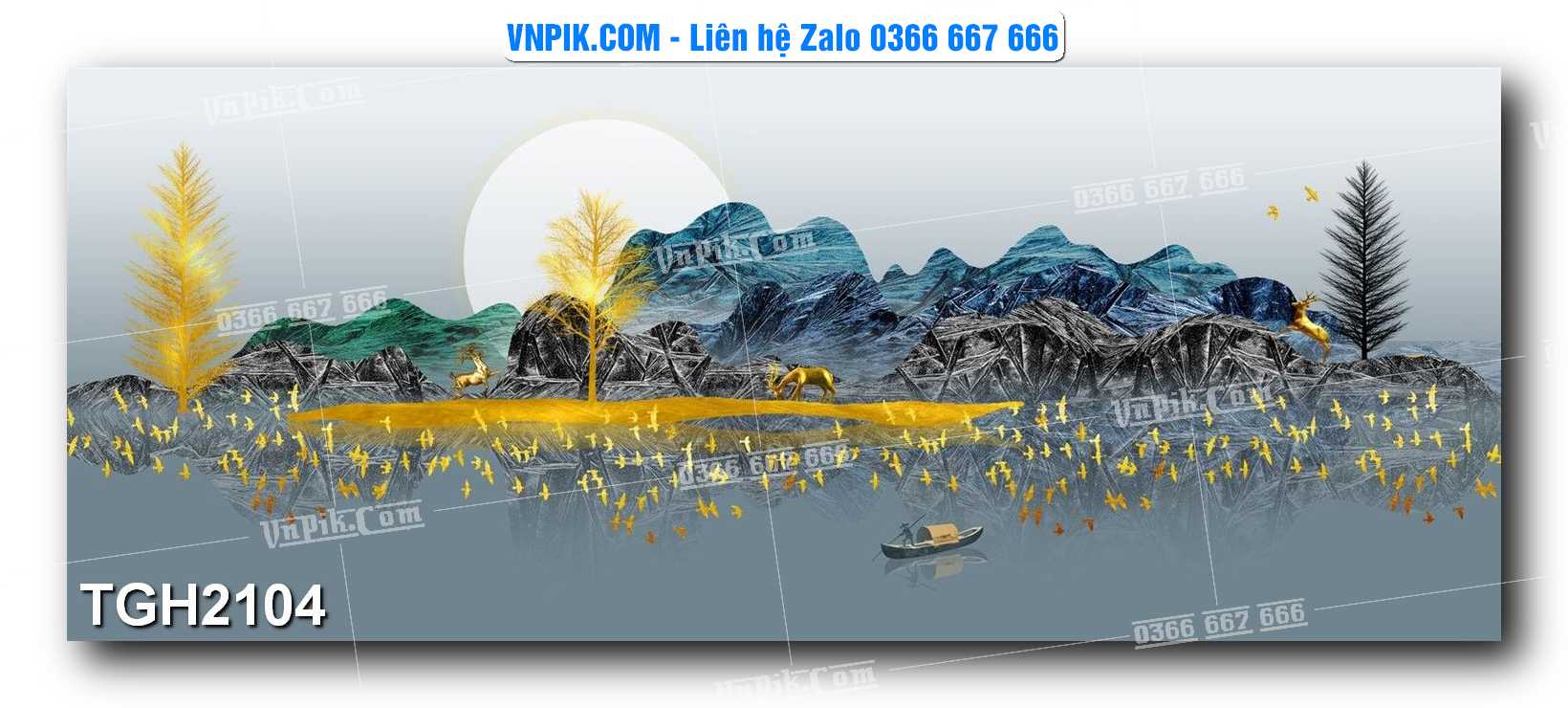 Tranh Ghép Treo Tường Mã File TGH2104