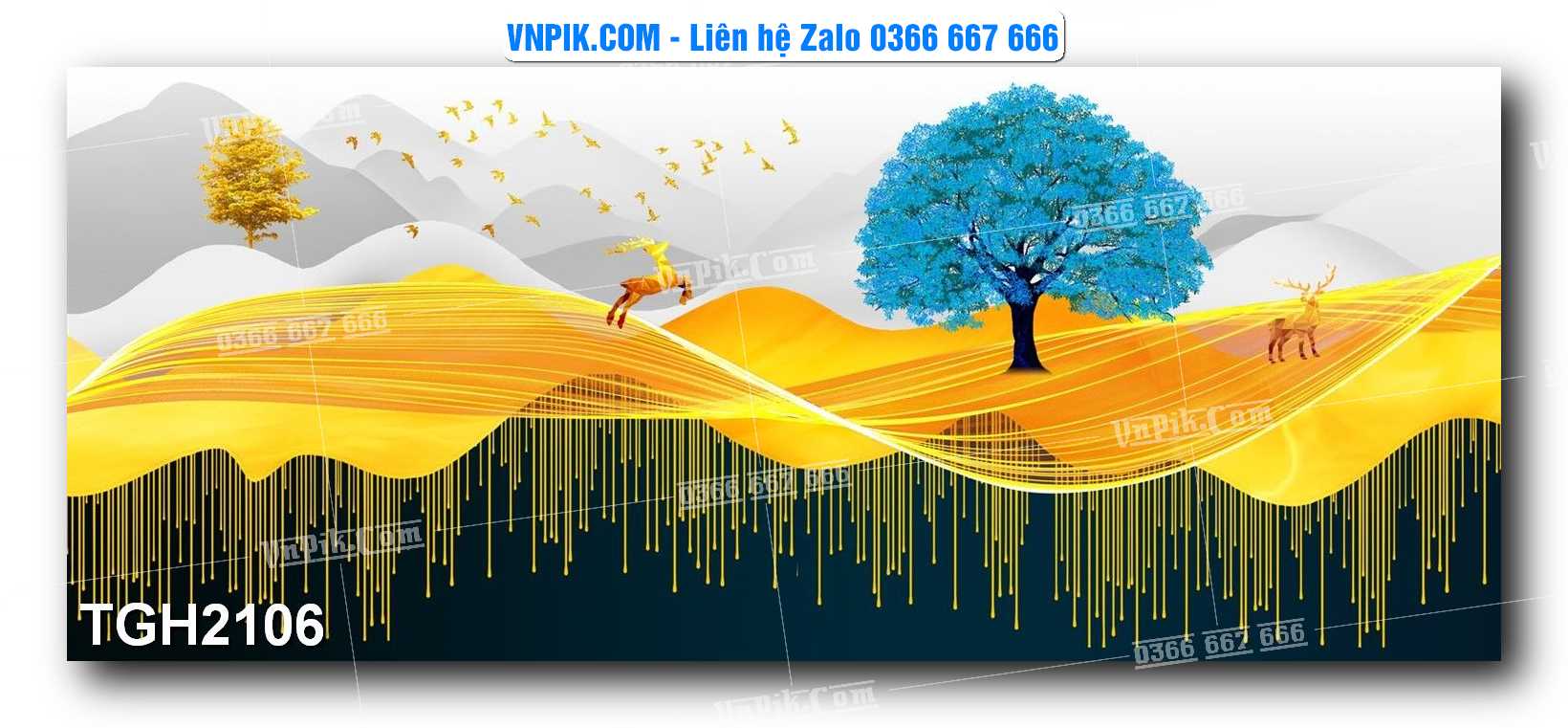 Tranh Ghép Treo Tường Mã File TGH2106