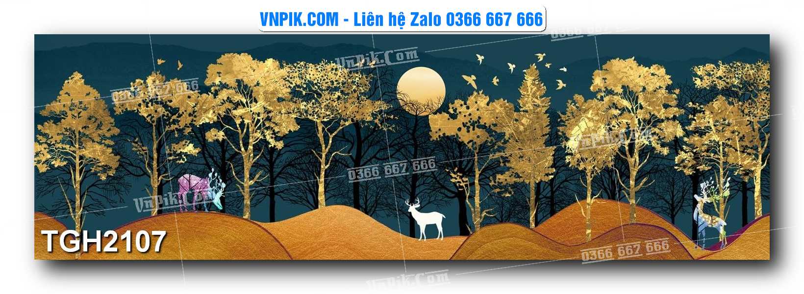Tranh Ghép Treo Tường Mã File TGH2107